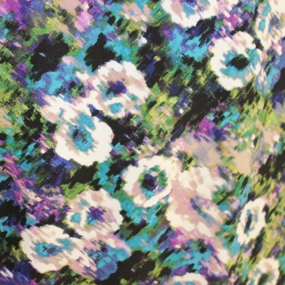 Sag Harbor Women's Floral Blouse, 3/4 Sleeve - Picture 5 of 6